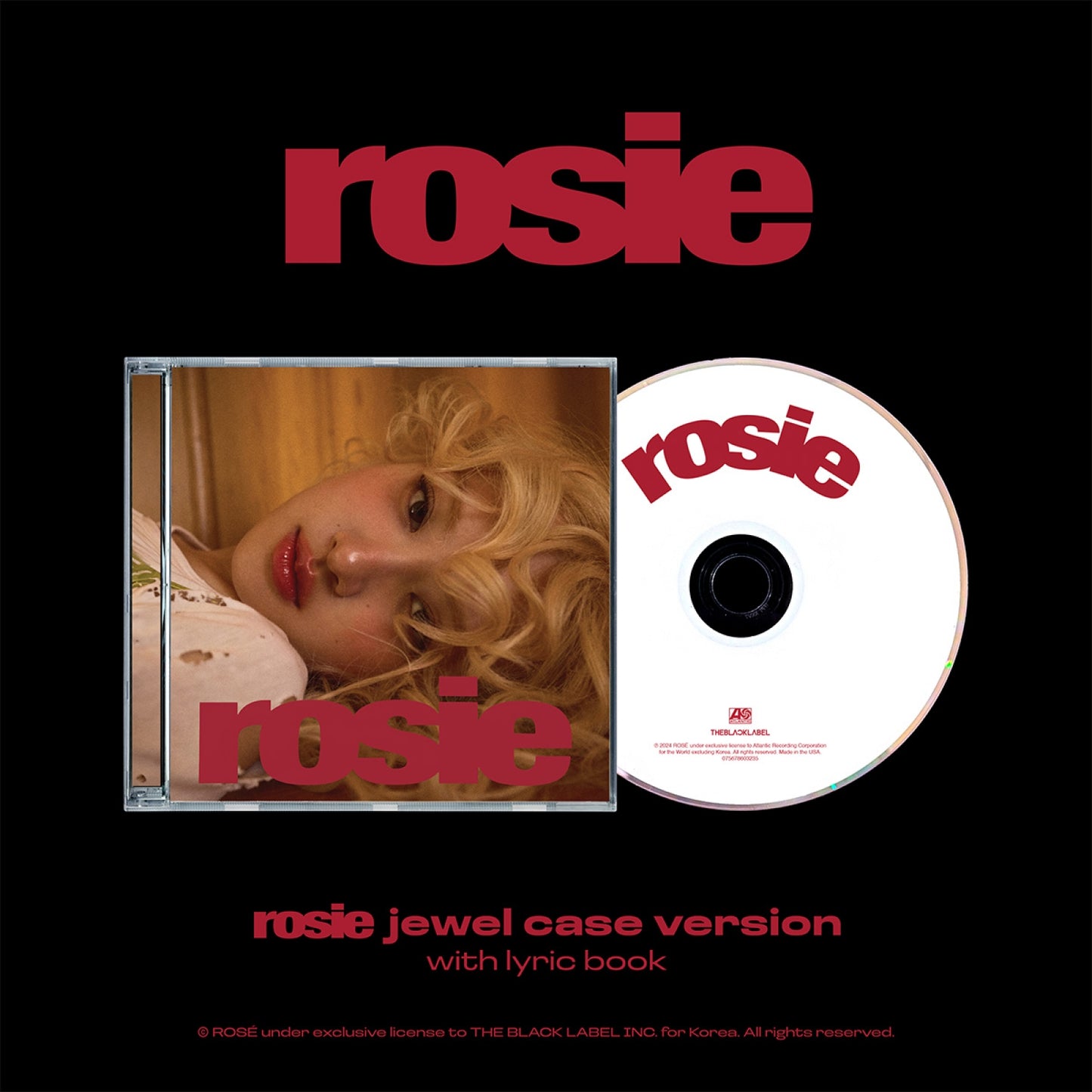 BLACKPINK ROSÉ 1st Studio Album : rosie (JEWEL ver)