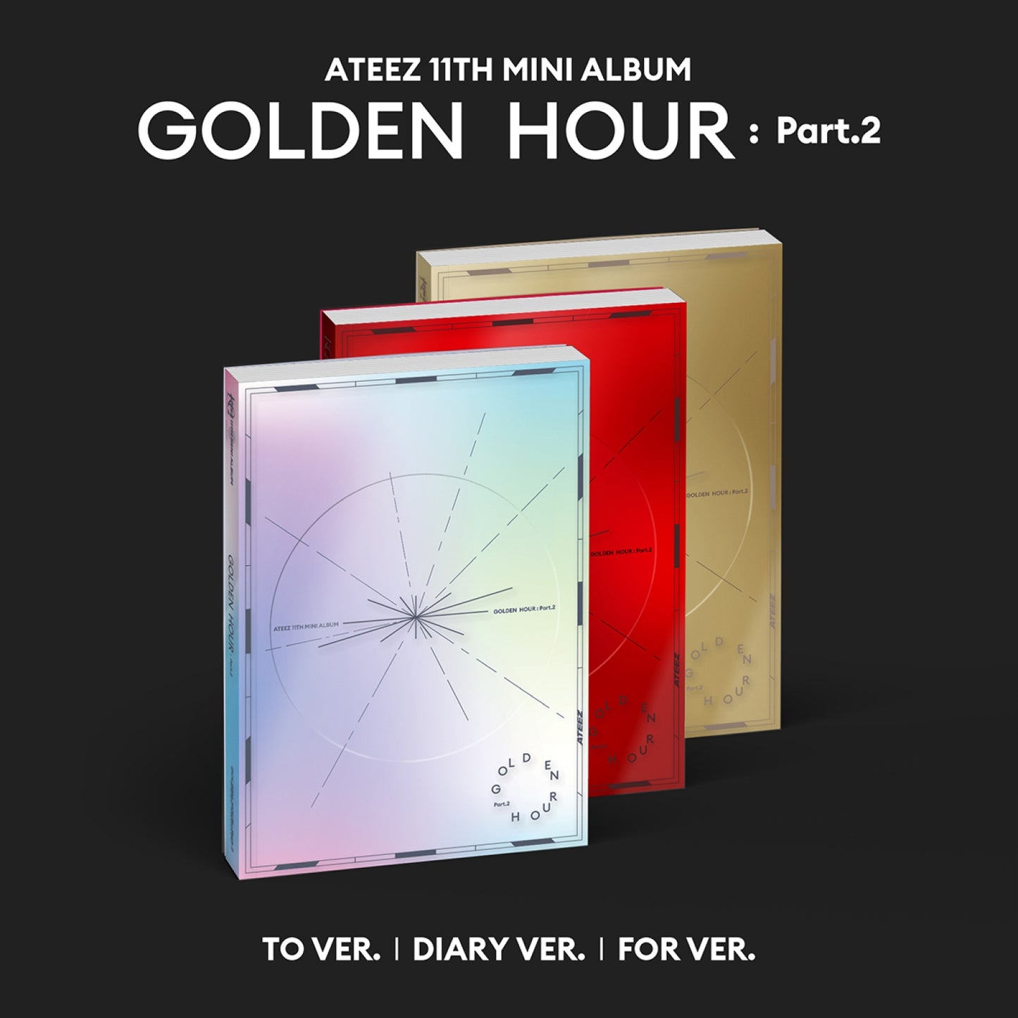 ATEEZ 11th Mini Album : GOLDEN HOUR : Part.2