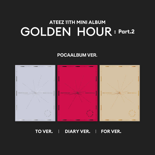 ATEEZ 11th Mini Album : GOLDEN HOUR : Part.2 (POCAALBUM ver)