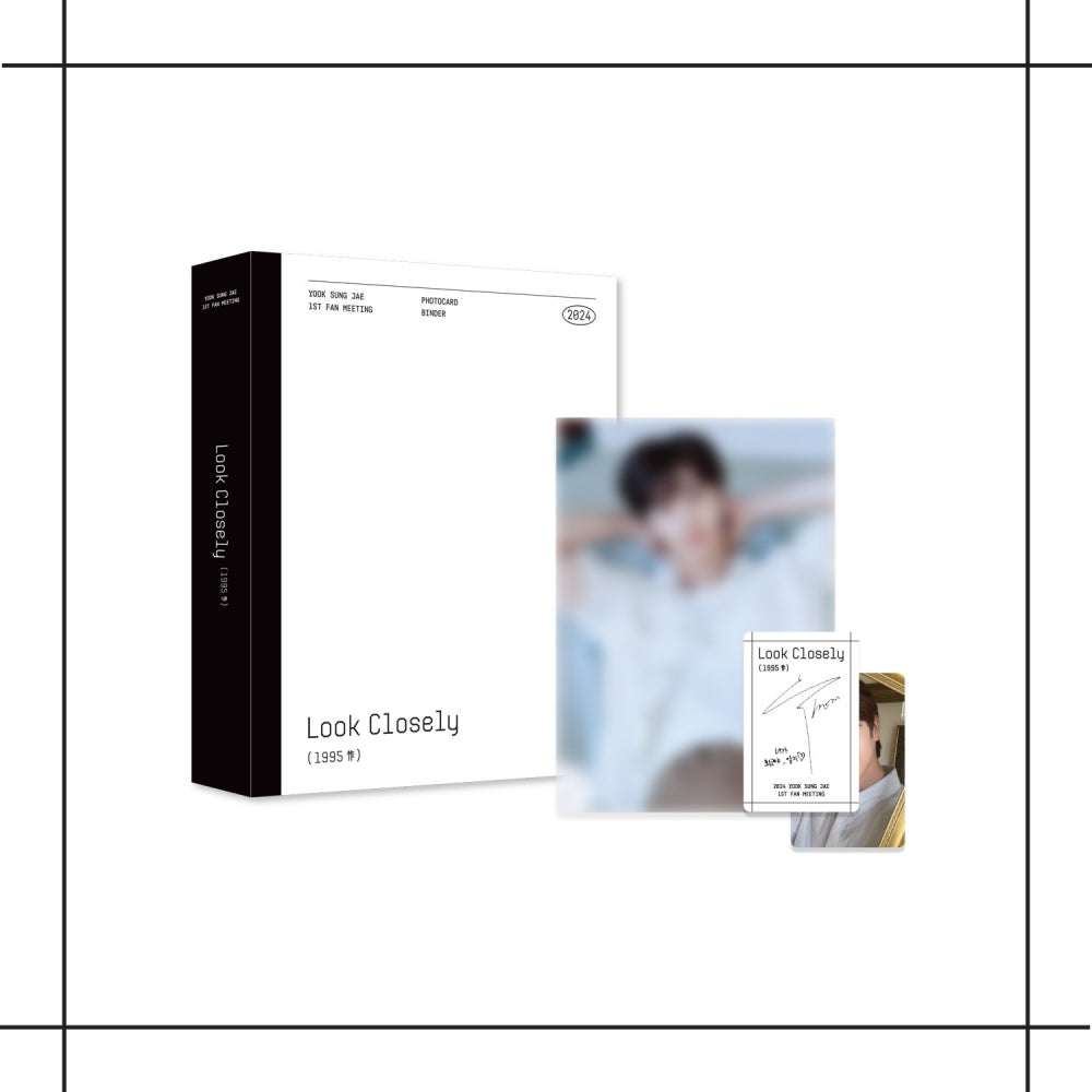 YOOK SUNGJAE [2024 Fanmeeting : Look Closely] Binder