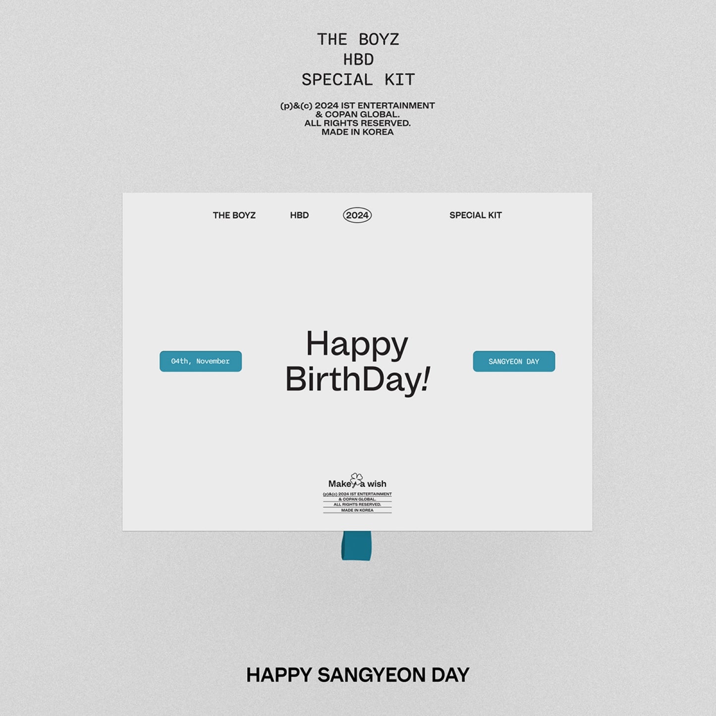 THE BOYZ HBD SANGYEON Special Kit