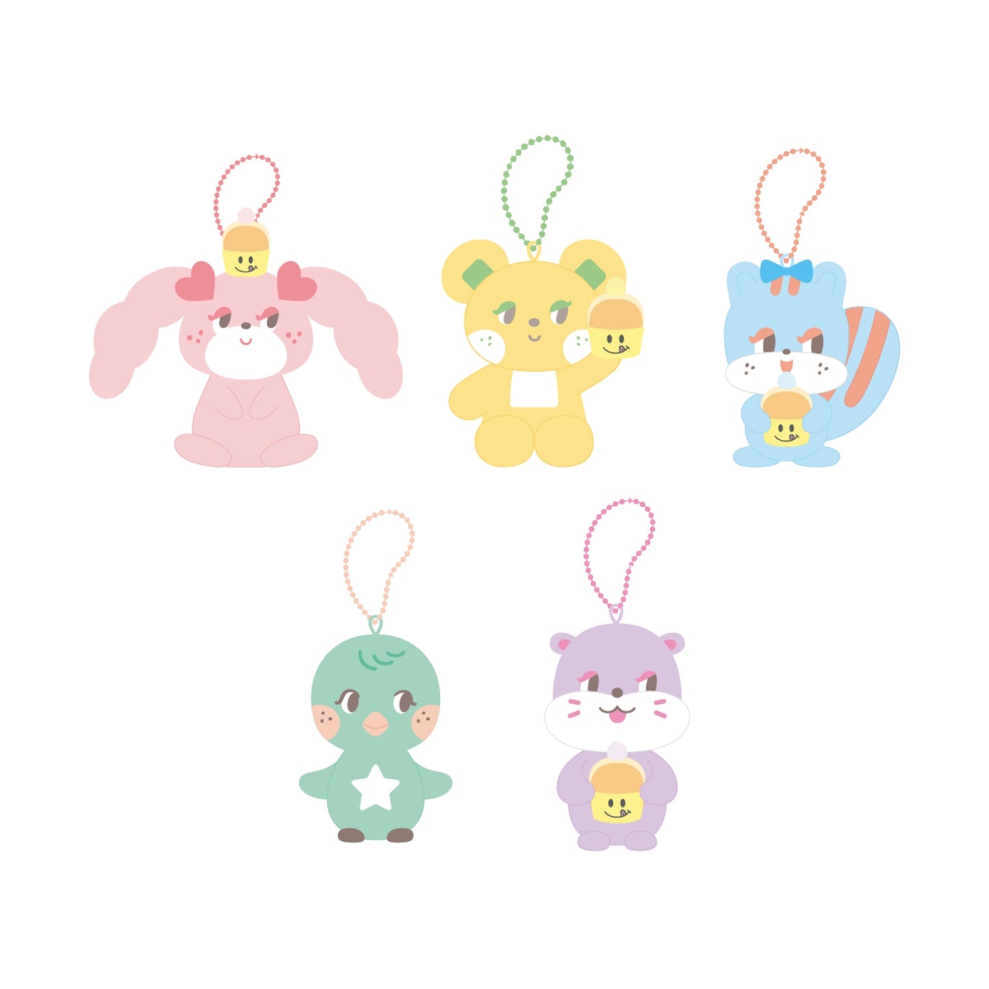 RED VELVET X Knotted [Sweet Dream Pop-Up Store] Mini Plush Keyring