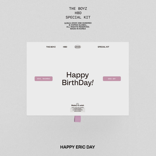 THE BOYZ HBD ERIC Special Kit