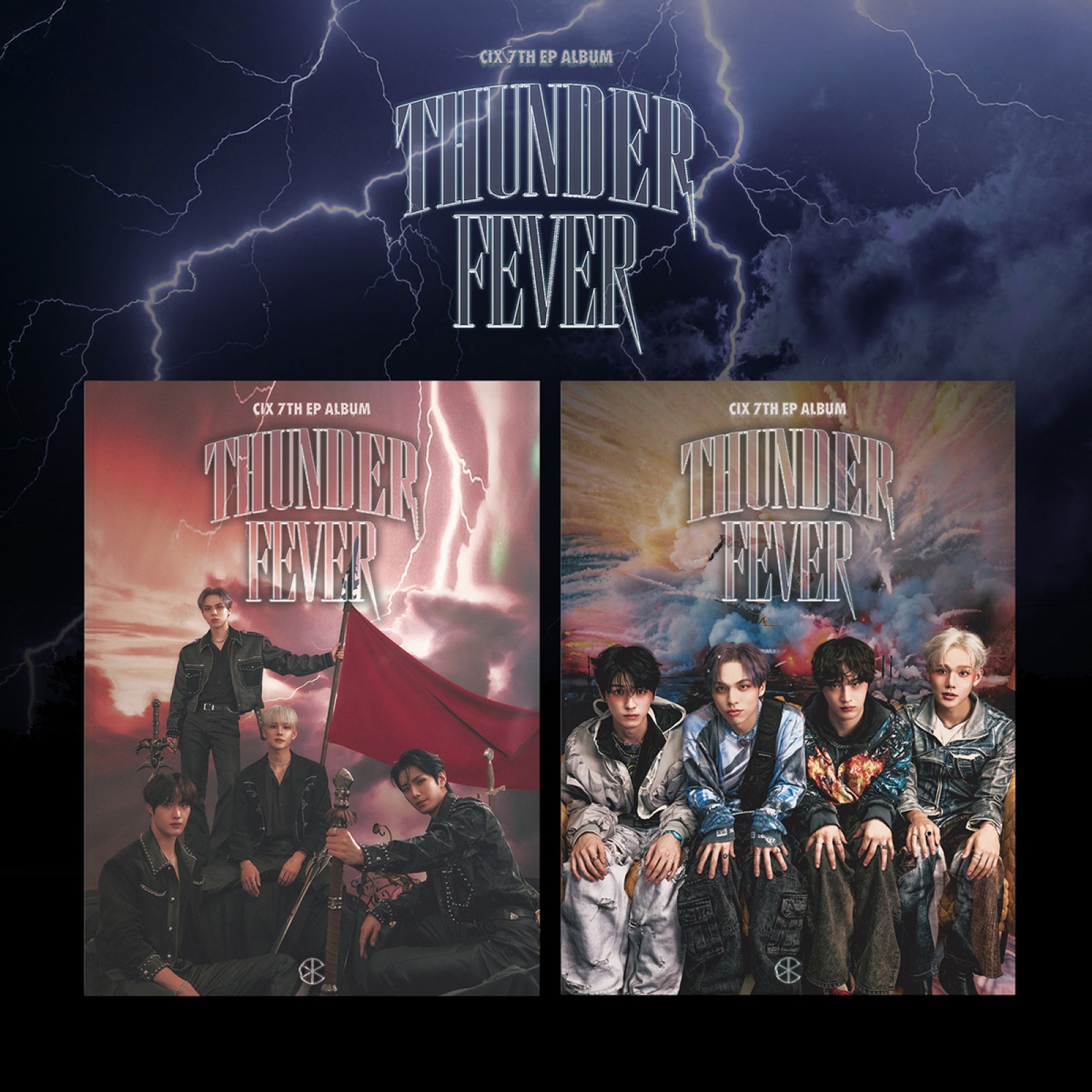 CIX 7th Mini Album THUNDER FEVER KPOP2U Unnie CIX 7th Mini Album THUNDER FEVER KPOP2U Unnie