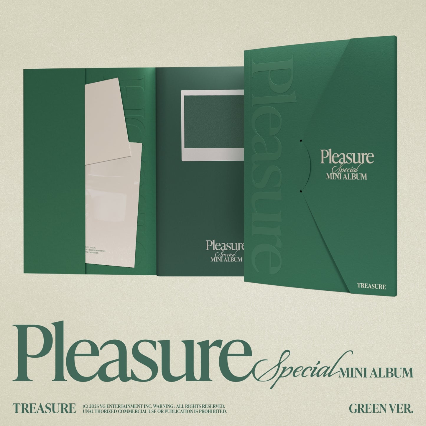 TREASURE Special Mini Album : PLEASURE (GREEN ver)