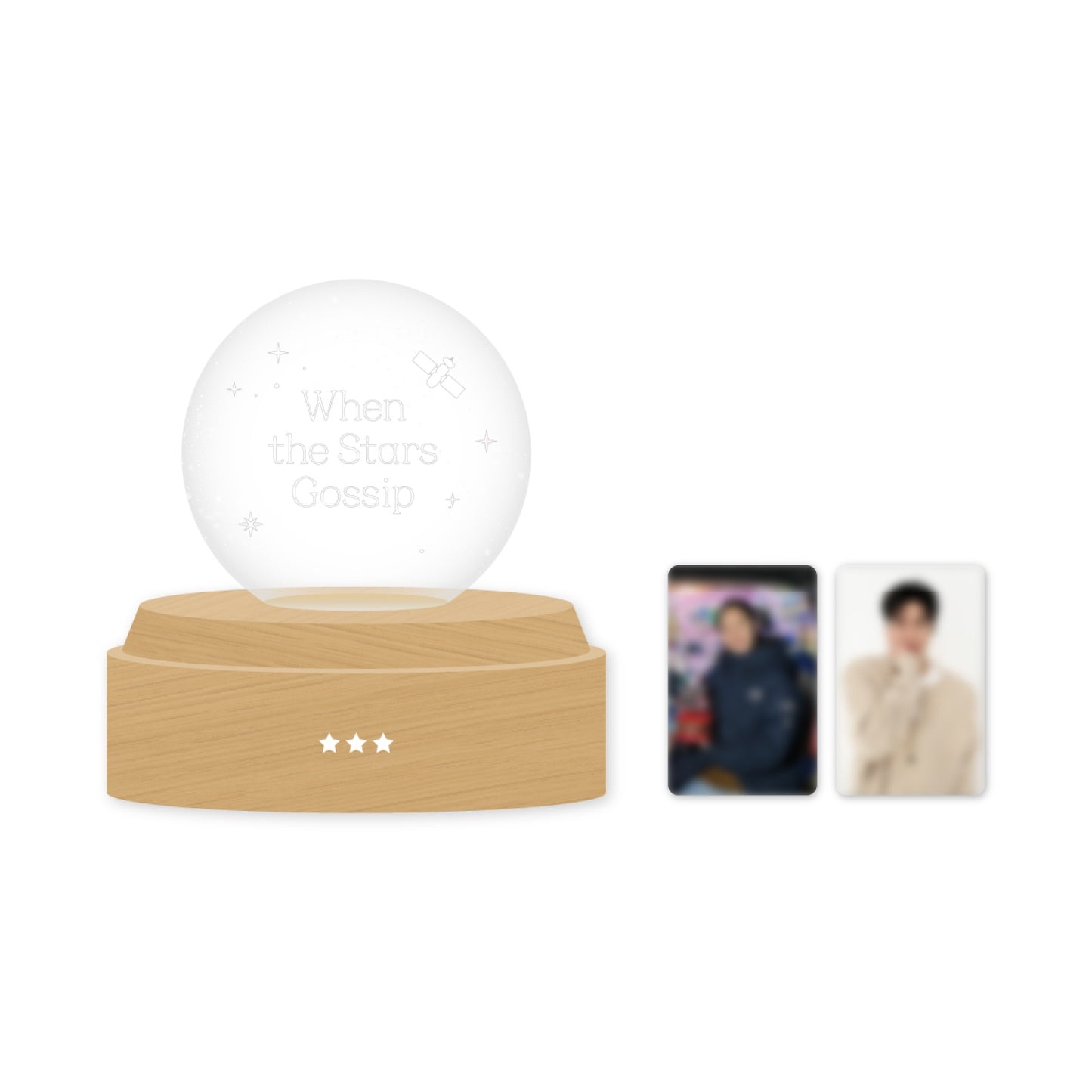 When The Stars Gossip Glass Ball Mood Lamp