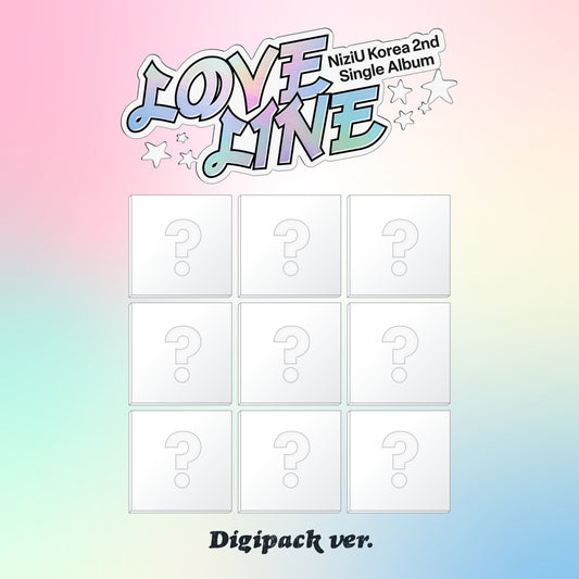 NiziU 2nd Single Album : LOVE LINE (Digipack ver)