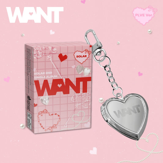 SOLAR 2nd Single Album : WANT (PLVE ver)