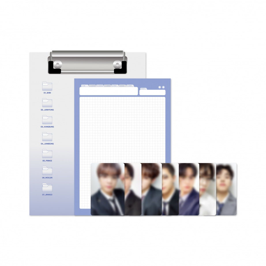 GHOST9 [4th Anniversary] A5 Clipboard & Memo Pad Set