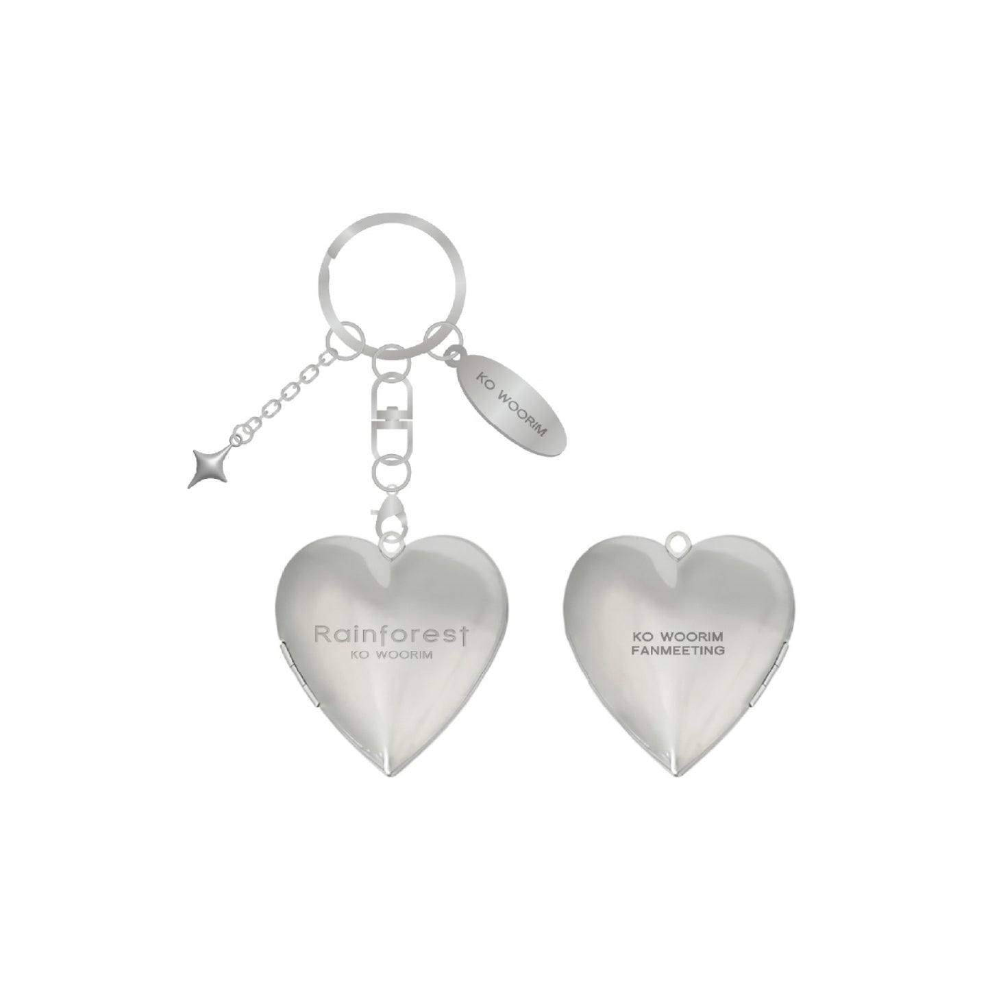 FORESTELLA KO WOORIM [Rainforest] Photo Frame Metal Keyring