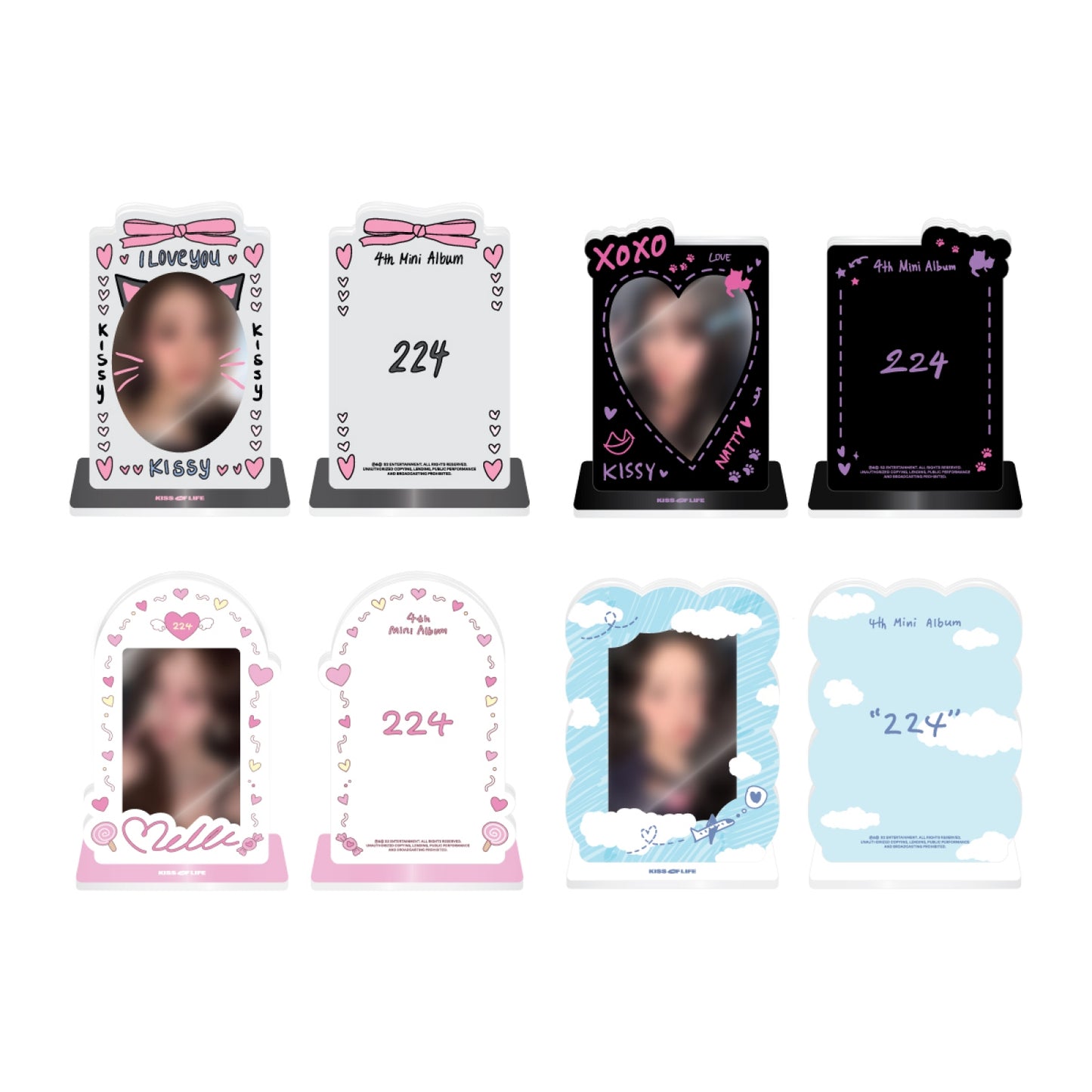 KISS OF LIFE [224 Pop Up] Acrylic Photo Stand