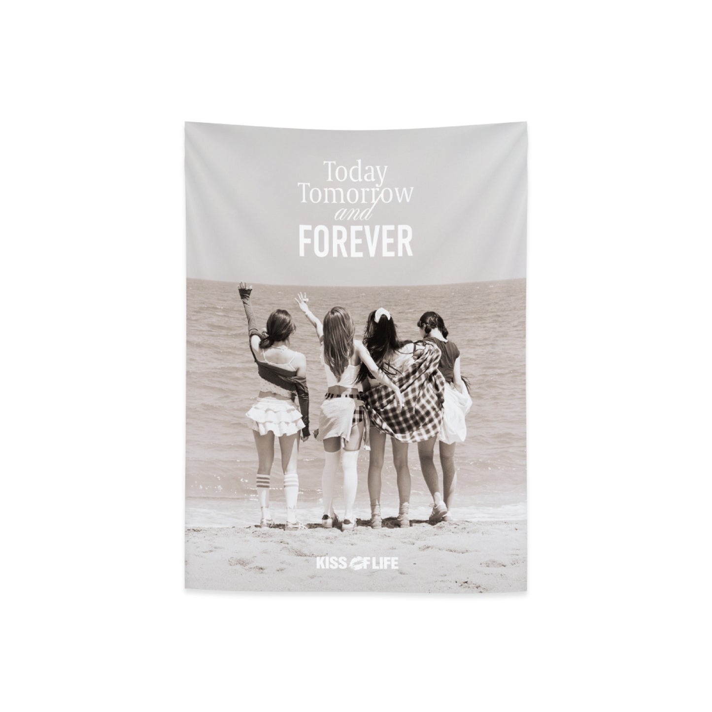 KISS OF LIFE [224 Pop Up] Chiffon Fabric Poster