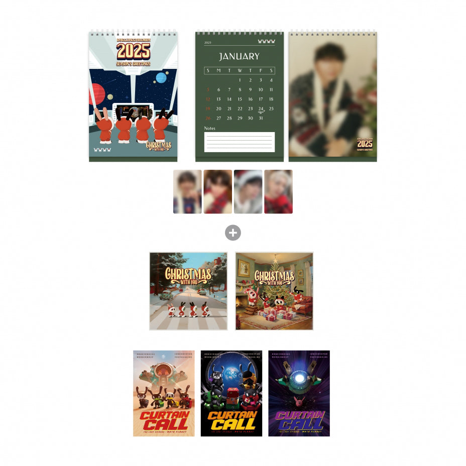 BANG&JUNG&YOO&MOON 2025 Season's Greetings (Desk Calendar)