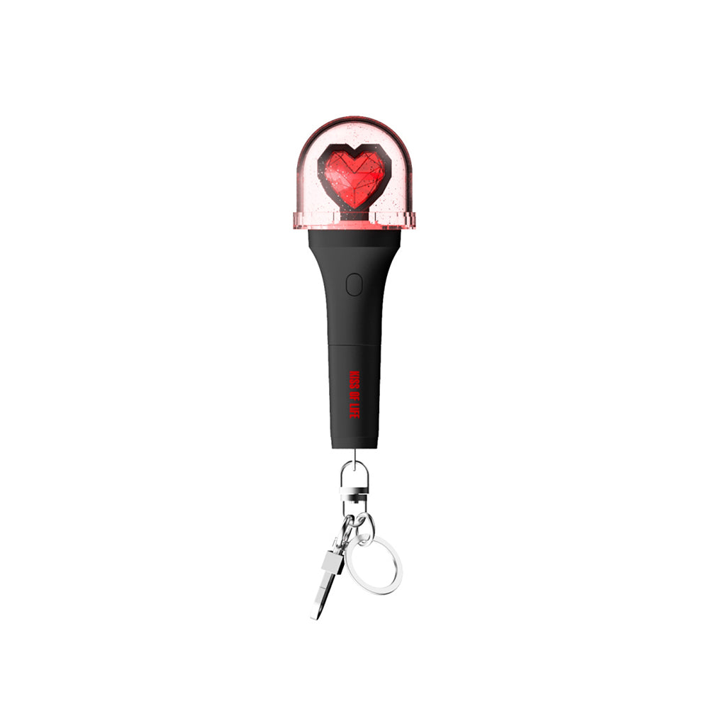 KISS OF LIFE [KISS ROAD Encore] Official Mini Lightstick Keyring