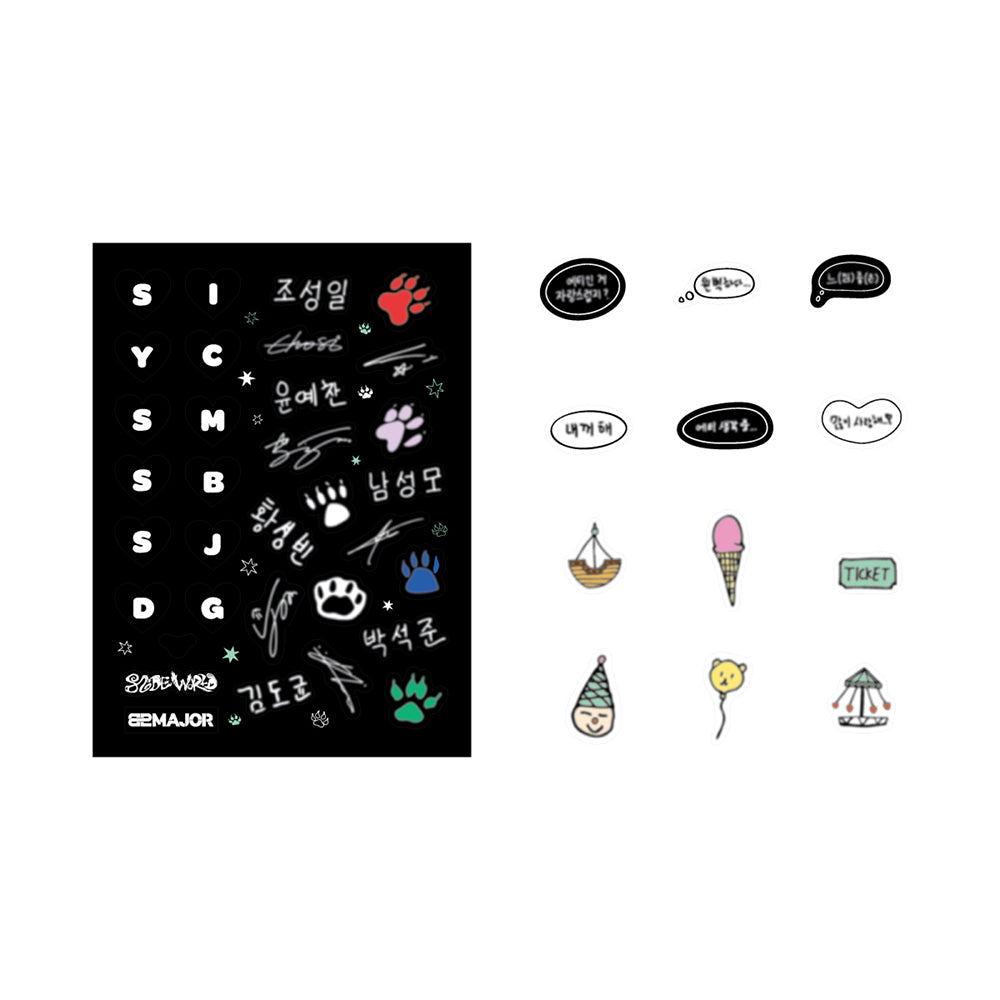 82MAJOR [82DE WORLD] Lightstick Deco Sticker Pack