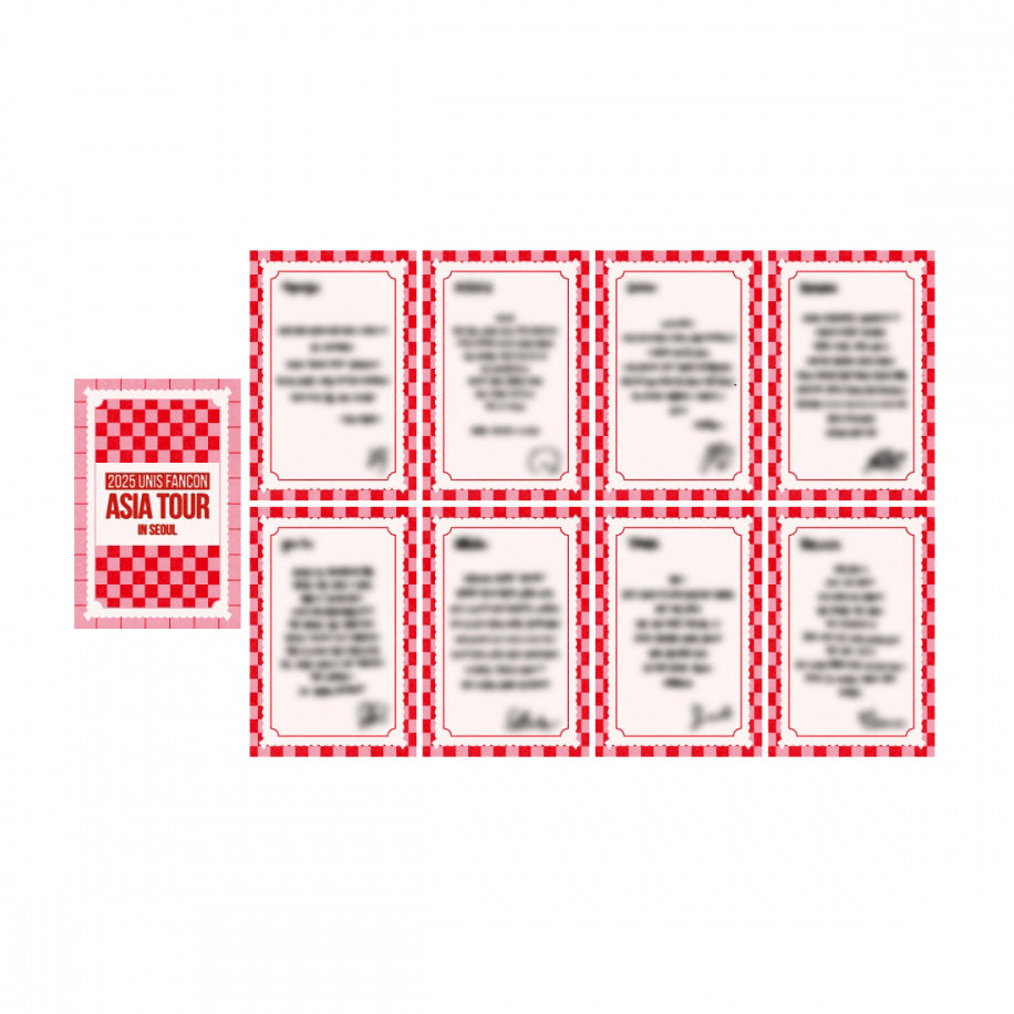 UNIS [2025 Fancon Asia Tour in Seoul] Message Card Set