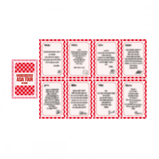 UNIS [2025 Fancon Asia Tour in Seoul] Message Card Set