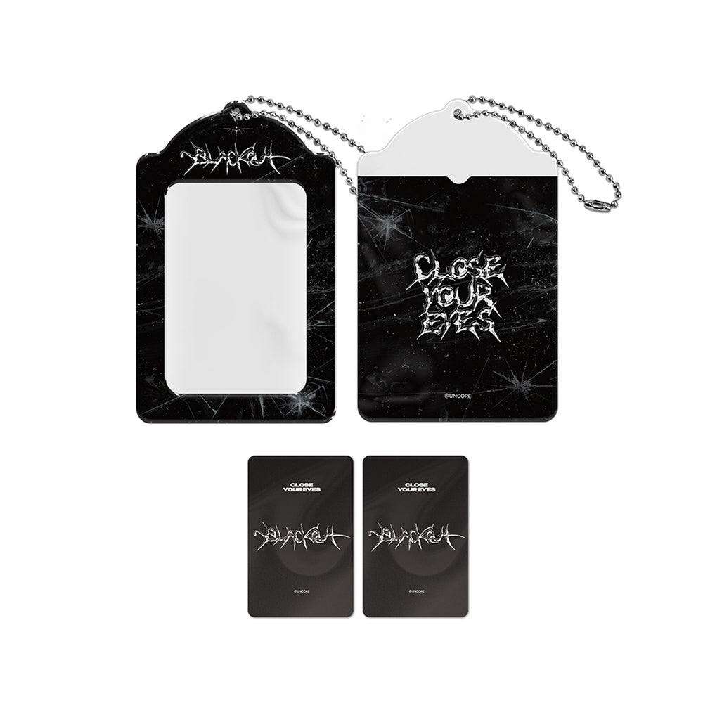 CLOSE YOUR EYES [blackout] PVC Photocard Holder