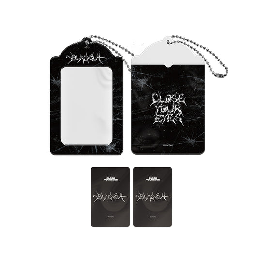 CLOSE YOUR EYES [blackout] PVC Photocard Holder