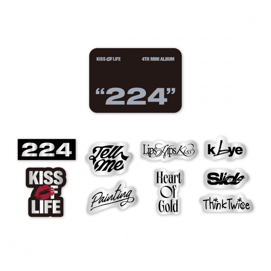 KISS OF LIFE [224 Japan Pop Up] Tincase &Sticker Set