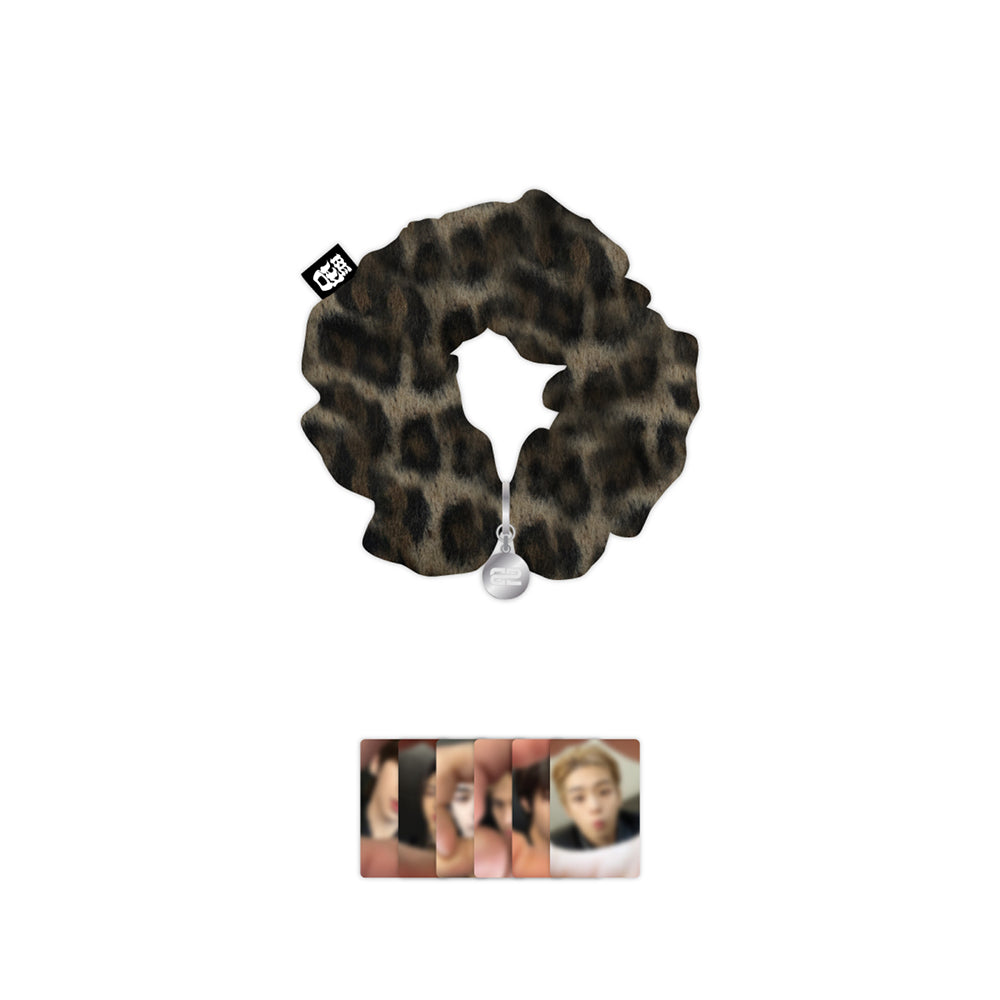 82MAJOR [BEBEOM : BE THE TIGER] Leopard Scrunchie