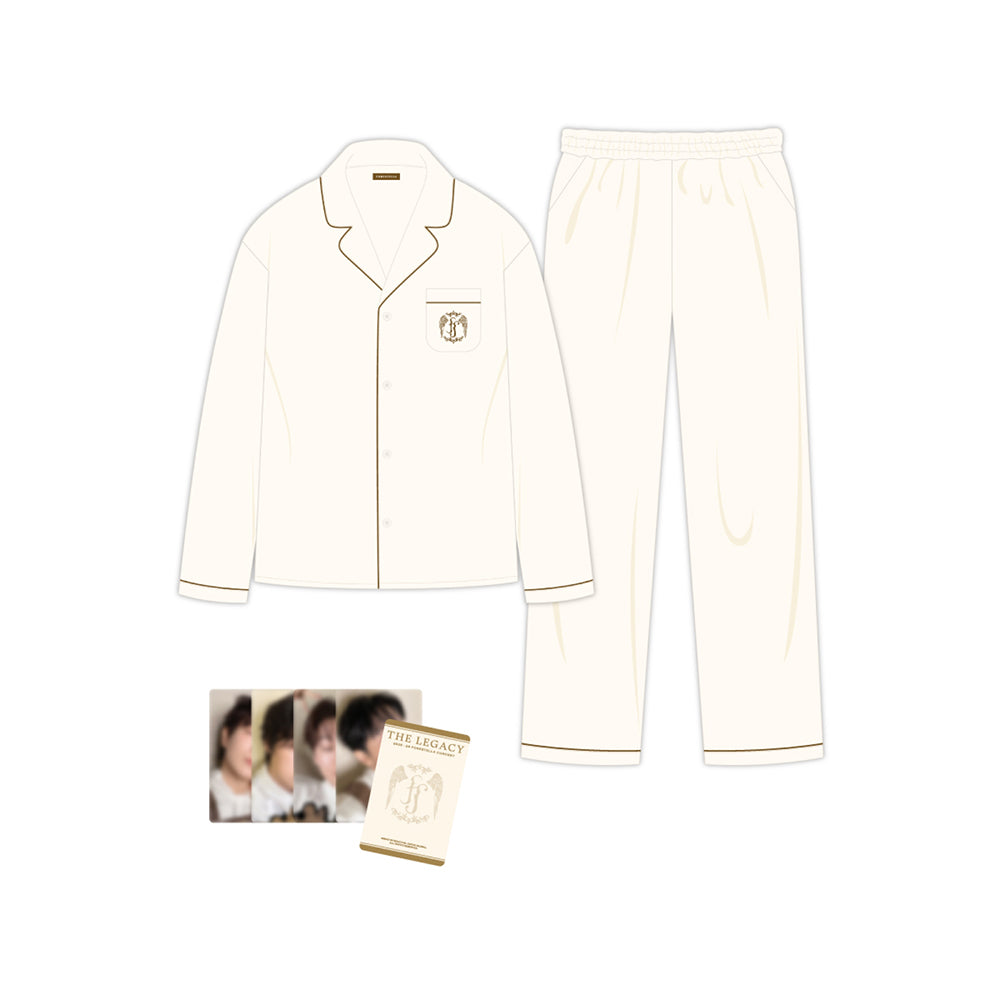 FORESTELLA [THE LEGACY] Silk Pajamas Set (White)