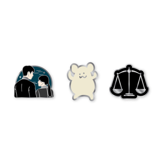 Our Unwritten Seoul [K-Drama Pop Up] Metal Badge