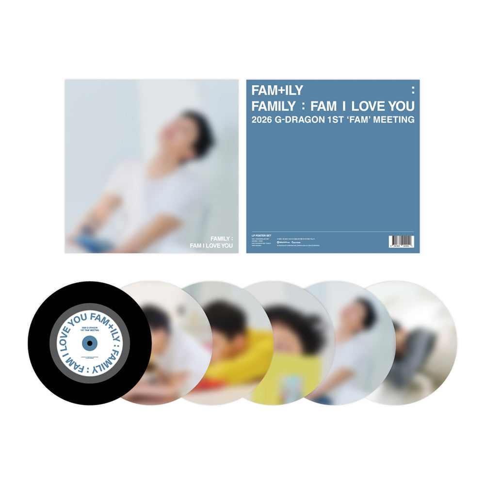 G-DRAGON [FAM+ILY : FAMILY: FAM I LOVE YOU] LP Poster Set