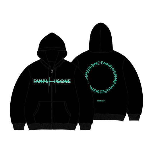 G-DRAGON [FAM+ILY : FAMILY: FAM I LOVE YOU] Zip-Up Hoodie