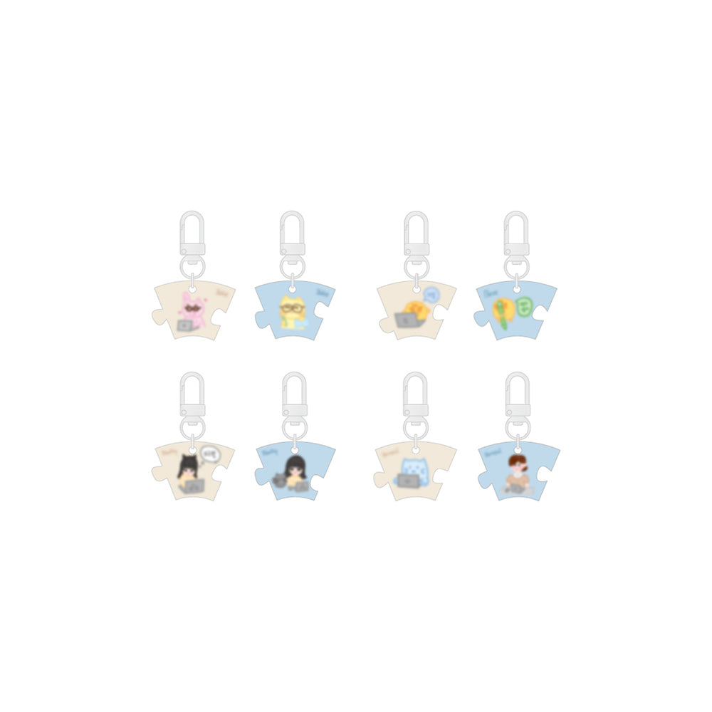 KISS OF LIFE [DEJA VU in Seoul] Random Puzzle Keyring