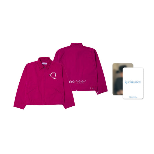 TAEYANG [QUINTESSENCE] Pink Canvas Jacket Set