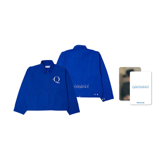 TAEYANG [QUINTESSENCE] Blue Canvas Jacket Set
