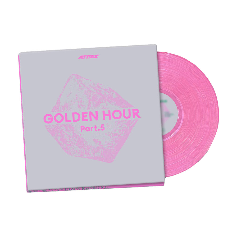 ATEEZ 14th Mini Album : GOLDEN HOUR : Part.5 (Pink LP ver)
