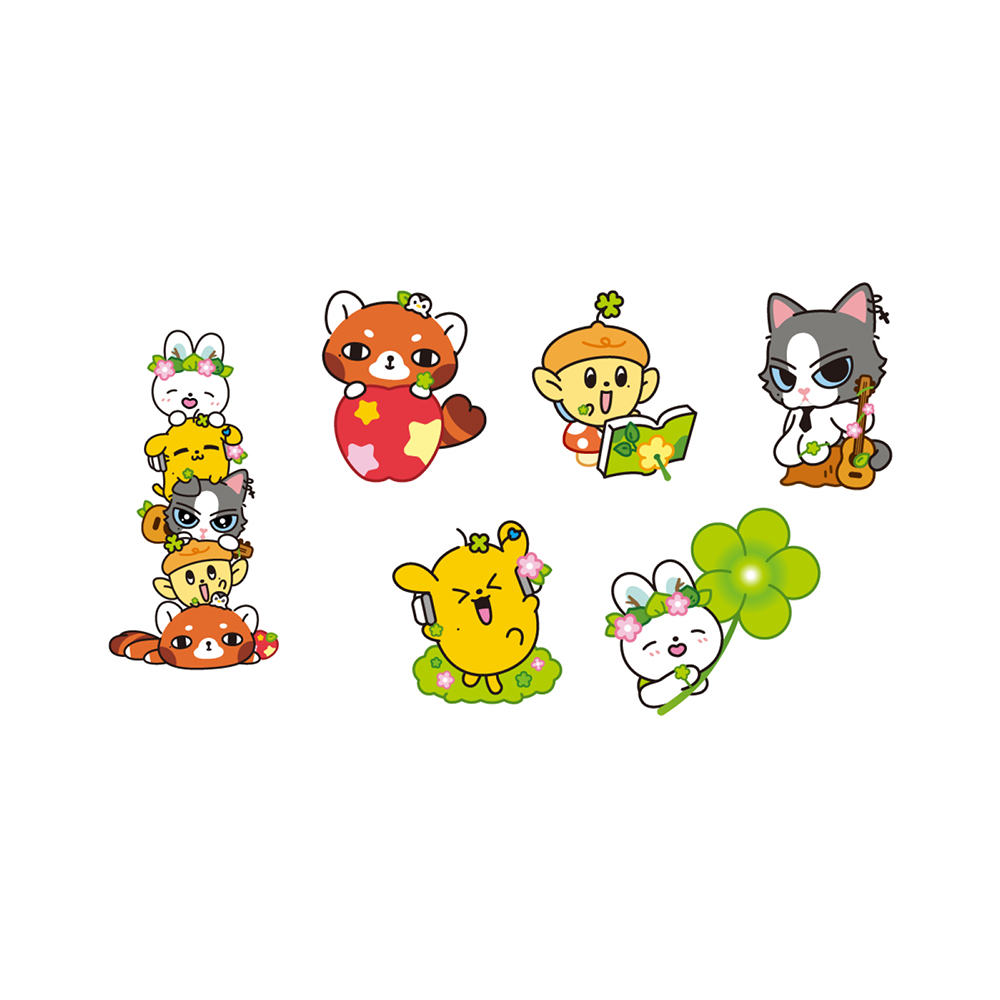 AND2BLE [Sequence 01: Curiosity] Removable Sticker Set