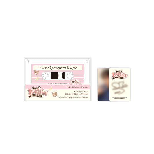 KO WOORIM [Bear's Bake Shop] Voice Cassette Tape Set