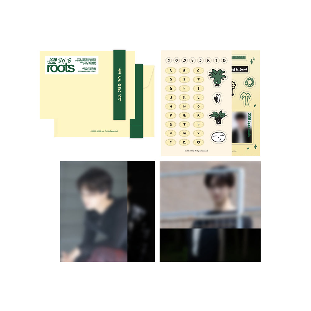 JAY B [2026 JAY B tape: roots seoul] Postcard & Sticker Set