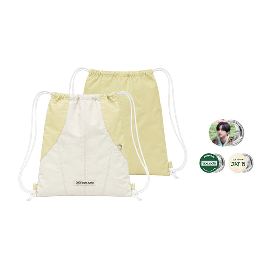 JAY B [2026 JAY B tape: roots seoul] String Backpack Set
