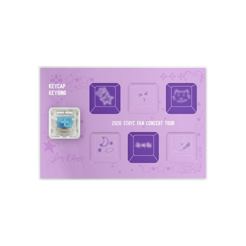 STAYC [STAY CLOSER] Keycap Keyring Set