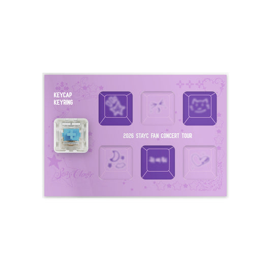 STAYC [STAY CLOSER] Keycap Keyring Set