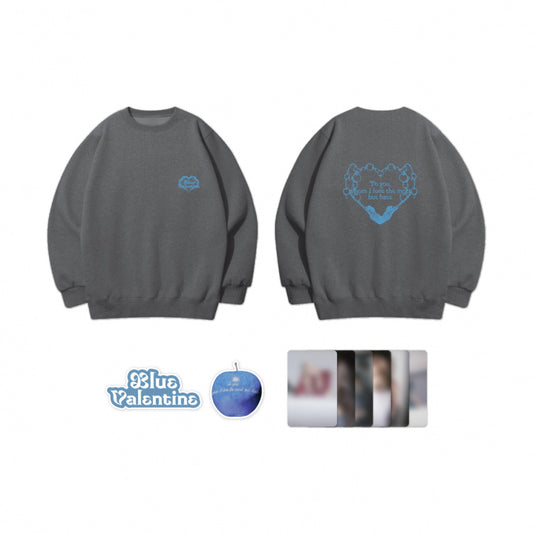 NMIXX [Blue Valentine] Sweatshirt & DIY Patch Set
