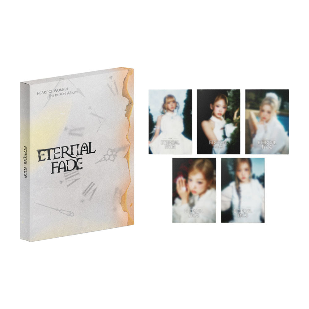 HEART OF WOMAN 1st Mini Album : ETERNAL FADE (White ver)