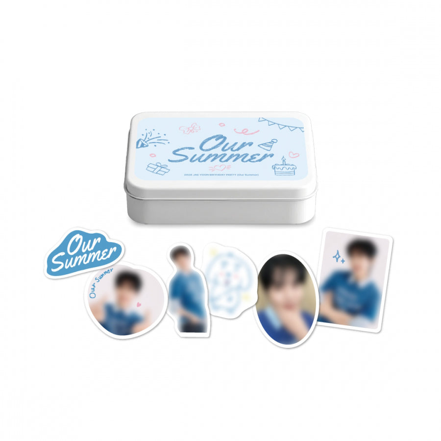 SF9 JAE YOON [Our Summer] Tin Case & Sticker Set