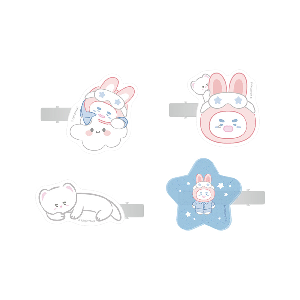 SHINee ONEW [JJING-NYANG Pajama Party] Acrylic Hair Clip Set