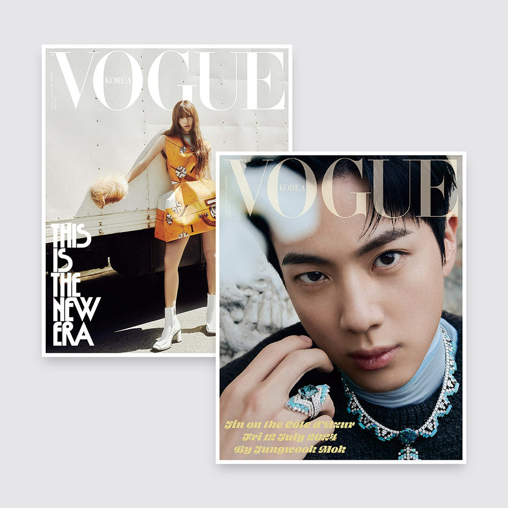 VOGUE Korea Magazine October 2024 : LISA & BTS Jin Cover