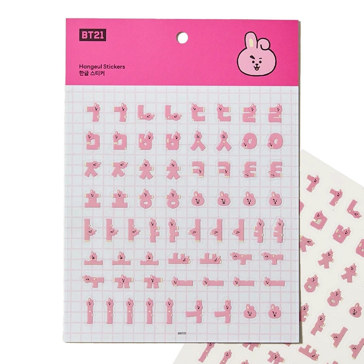 BT21 [Souvenir] Hangeul Sticker
