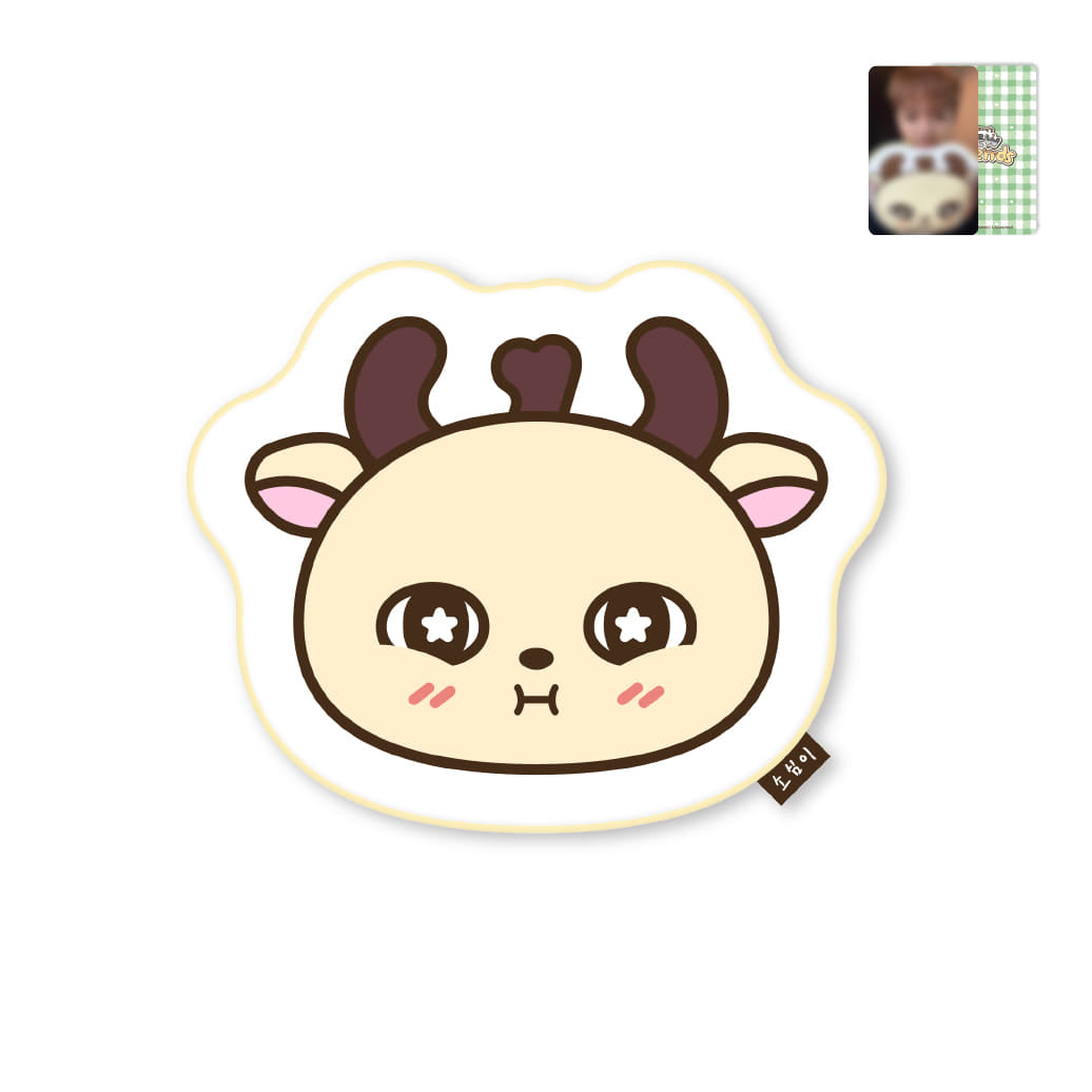 PARK JI HOON [SOSIM-I'S New Friends] SOSIM-I Face Cushion