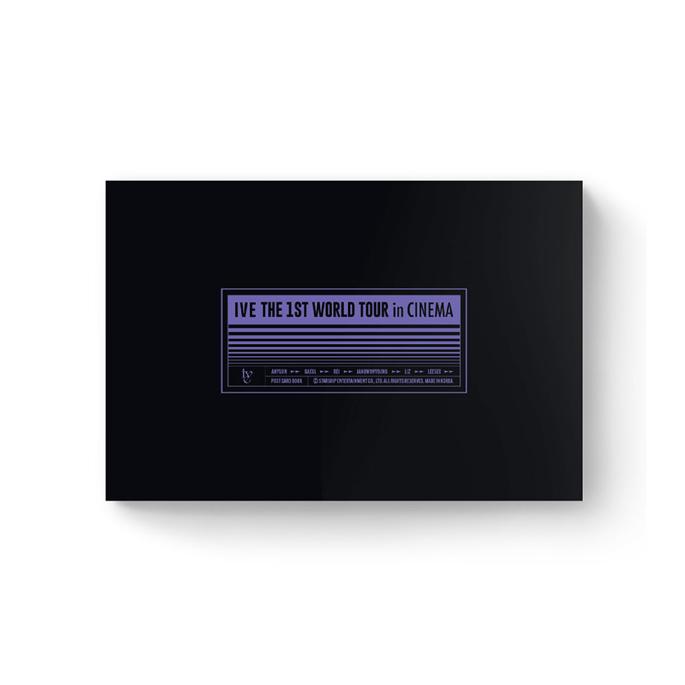 IVE [The 1st World Tour in CINEMA] Postcard Book