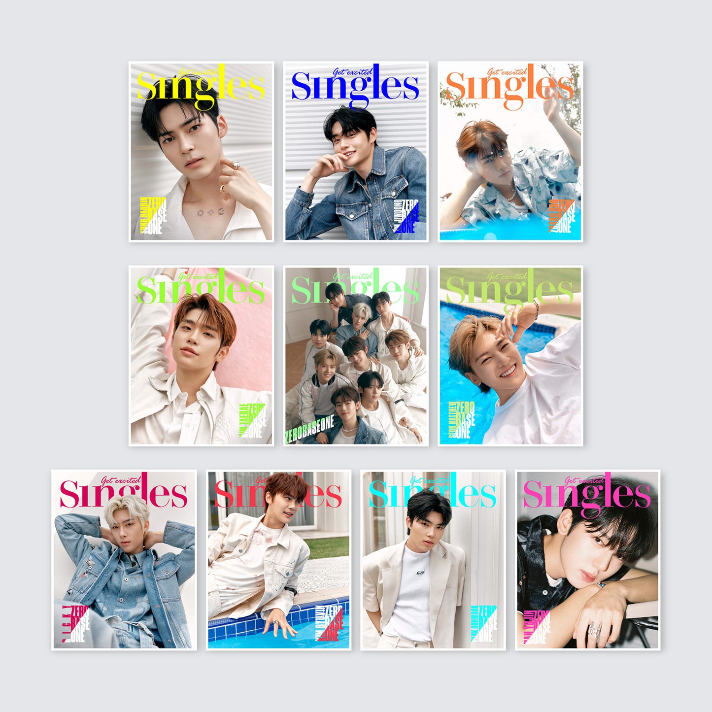 Singles Korea Magazine August 2023 : ZEROBASEONE Cover