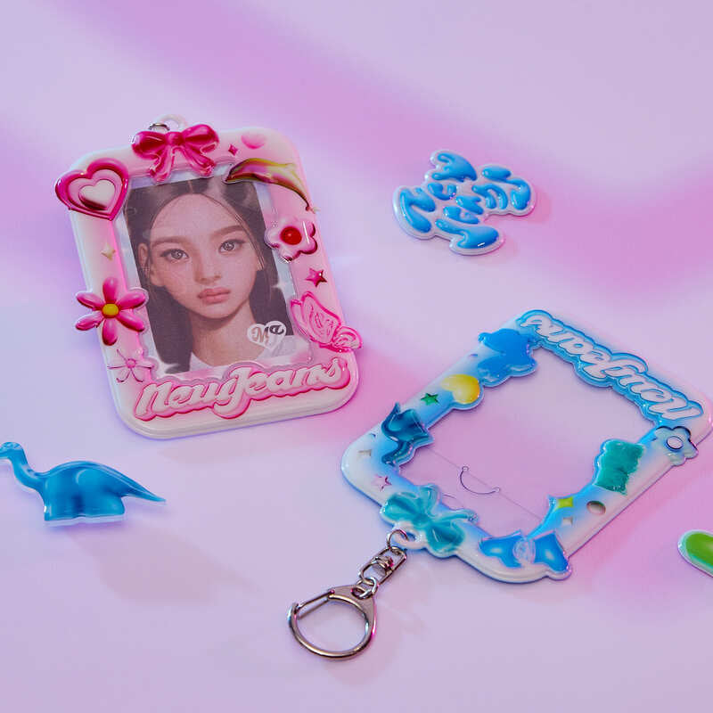 NewJeans NJ Get Up Photocard Holder Keyring