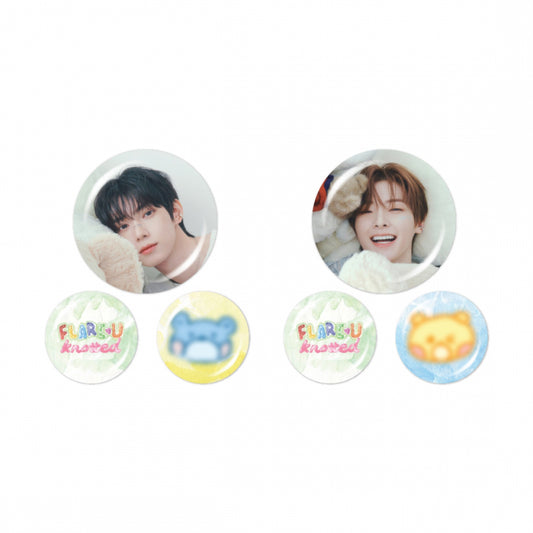 FLARE U [FLARE U X Knotted] Pin Button Set